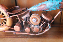 Load image into Gallery viewer, Patina Pan Head - Handcrafted motorcycle art
